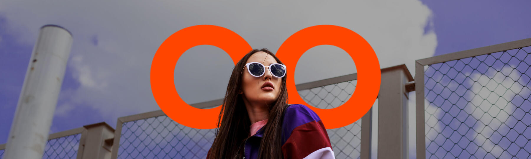Om Optics Nepal A lady wearing a stylish sunglass.