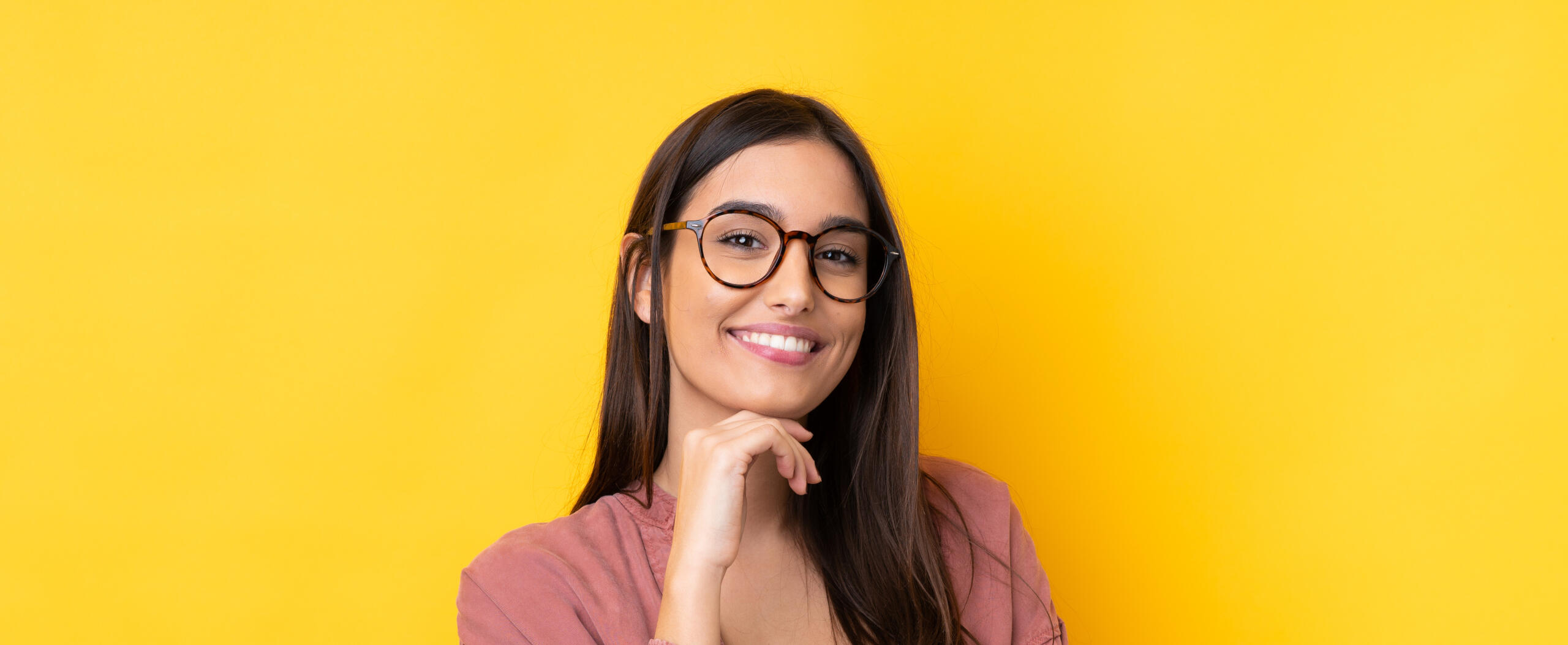 Stylish Frames A smiling person trying new frame.